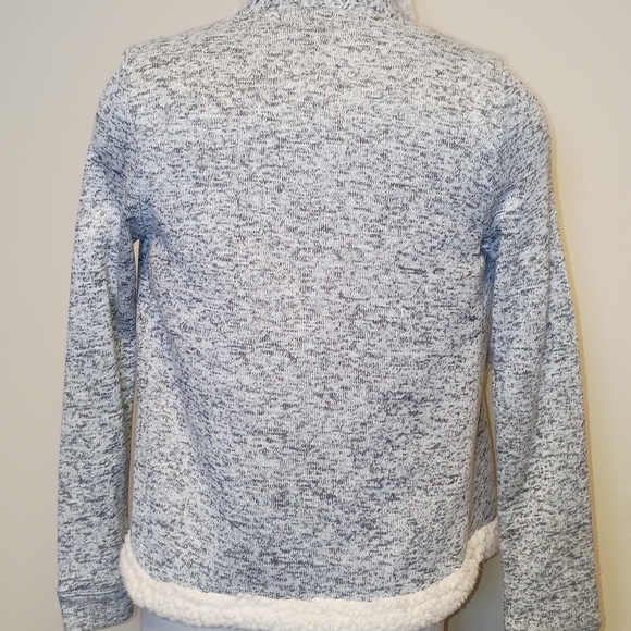 Derek Heart Women's Sweater Jacket with Sherpa Lining - Picture 2 of 5